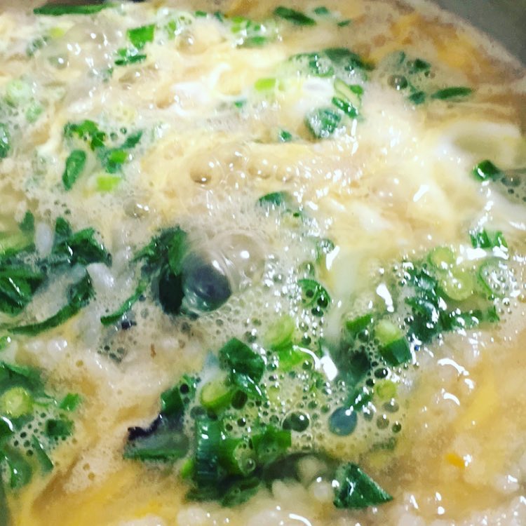 やっぱり雑炊〜♪(╹◡╹)♡