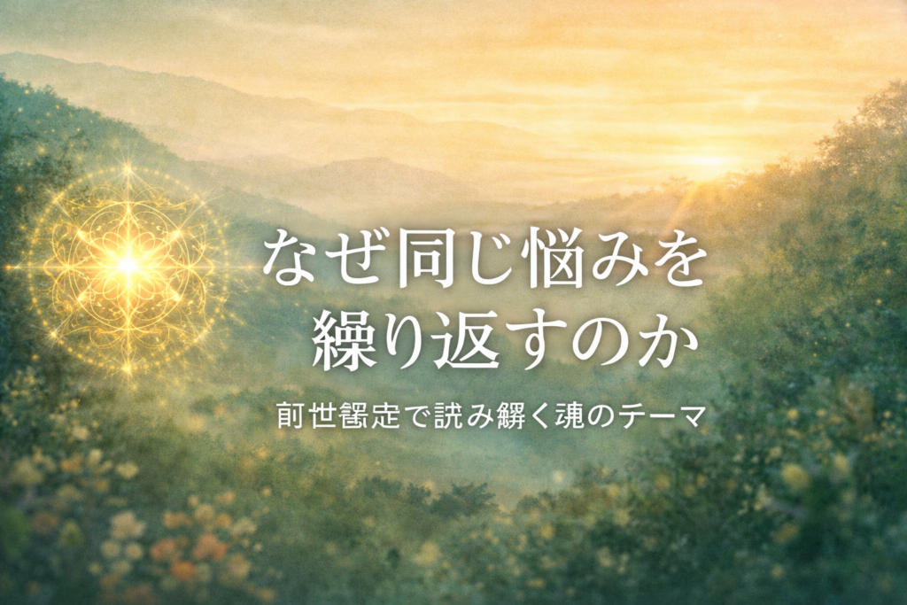 なぜ“同じ悩み”を繰り返すのか|前世鑑定の視点から