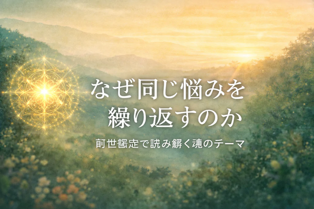 なぜ“同じ悩み”を繰り返すのか|前世鑑定の視点から